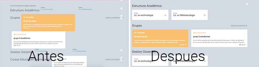 Organización de página